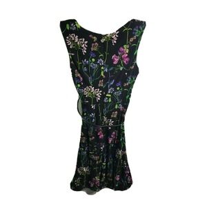 Tommy hilfiger Dress Womens Size M Medium Sleeveless Belted Floral Blue pink $99